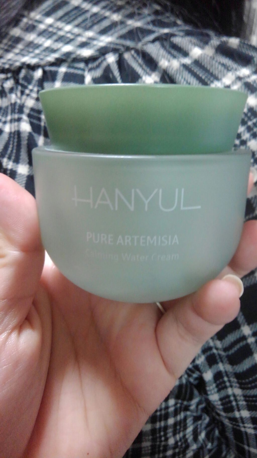 ピュアアルテミシア カーミングウォータークリーム/HANYUL(ハンユル)/フェイスクリームを使ったクチコミ（2枚目）