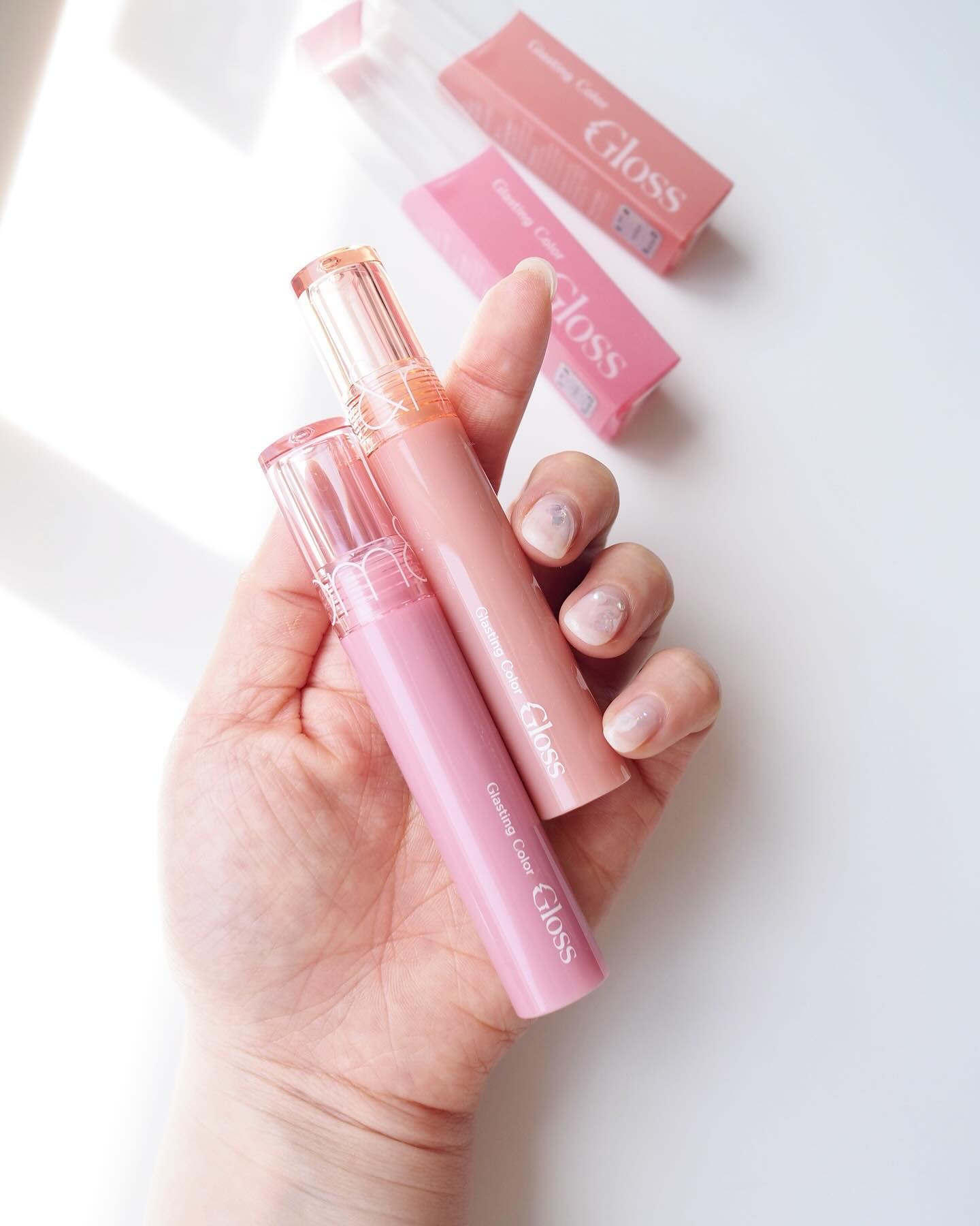 グラスティングカラーグロス/rom&nd/リップグロスを使ったクチコミ（2枚目）