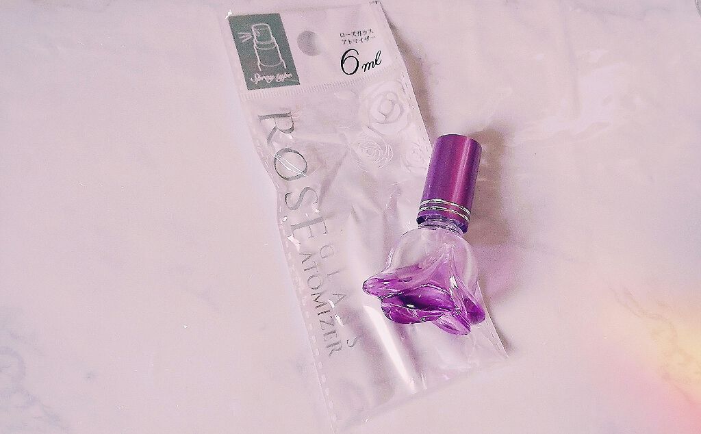 ガラスアトマイザー ローズ/セリア/その他を使ったクチコミ(3枚目)