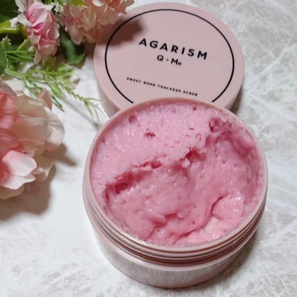 Q+Me スウィート ボム タラソ スクラブ/AGARISM/バスト・ヒップケアを使ったクチコミ(3枚目)