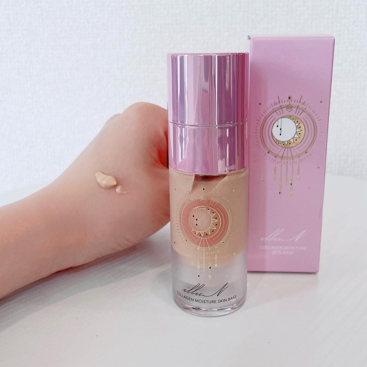 コラーゲンモイスチャースキンベース/illuN/化粧下地を使ったクチコミ(2枚目)