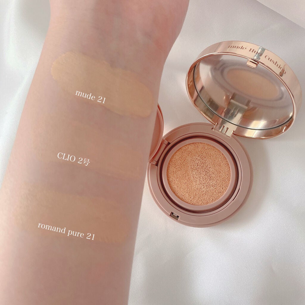 ハグクッション/mude/クッションファンデーションを使ったクチコミ(2枚目)