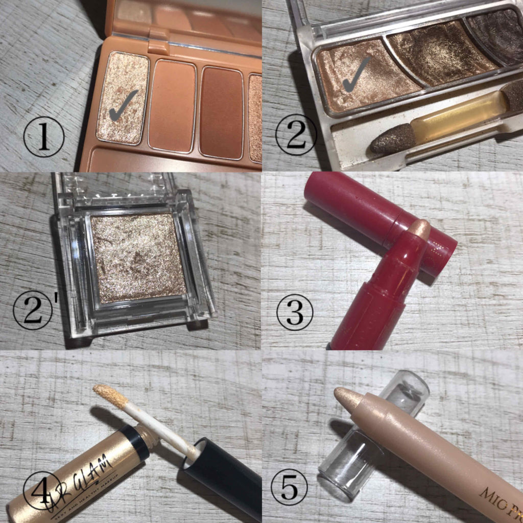 プレイカラー アイシャドウ/ETUDE/アイシャドウパレットを使ったクチコミ（3枚目）