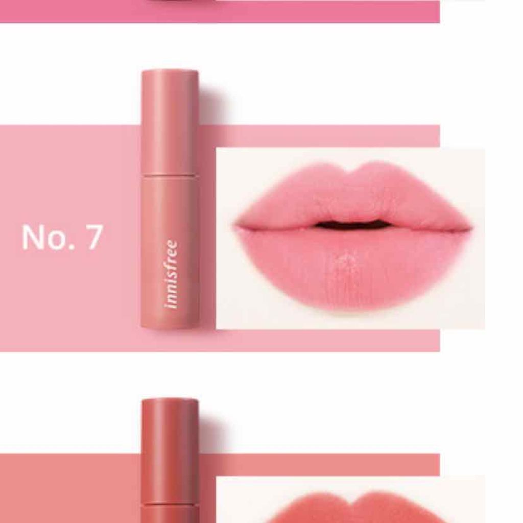 ビビッドコットン インクティント/innisfree/口紅を使ったクチコミ(3枚目)