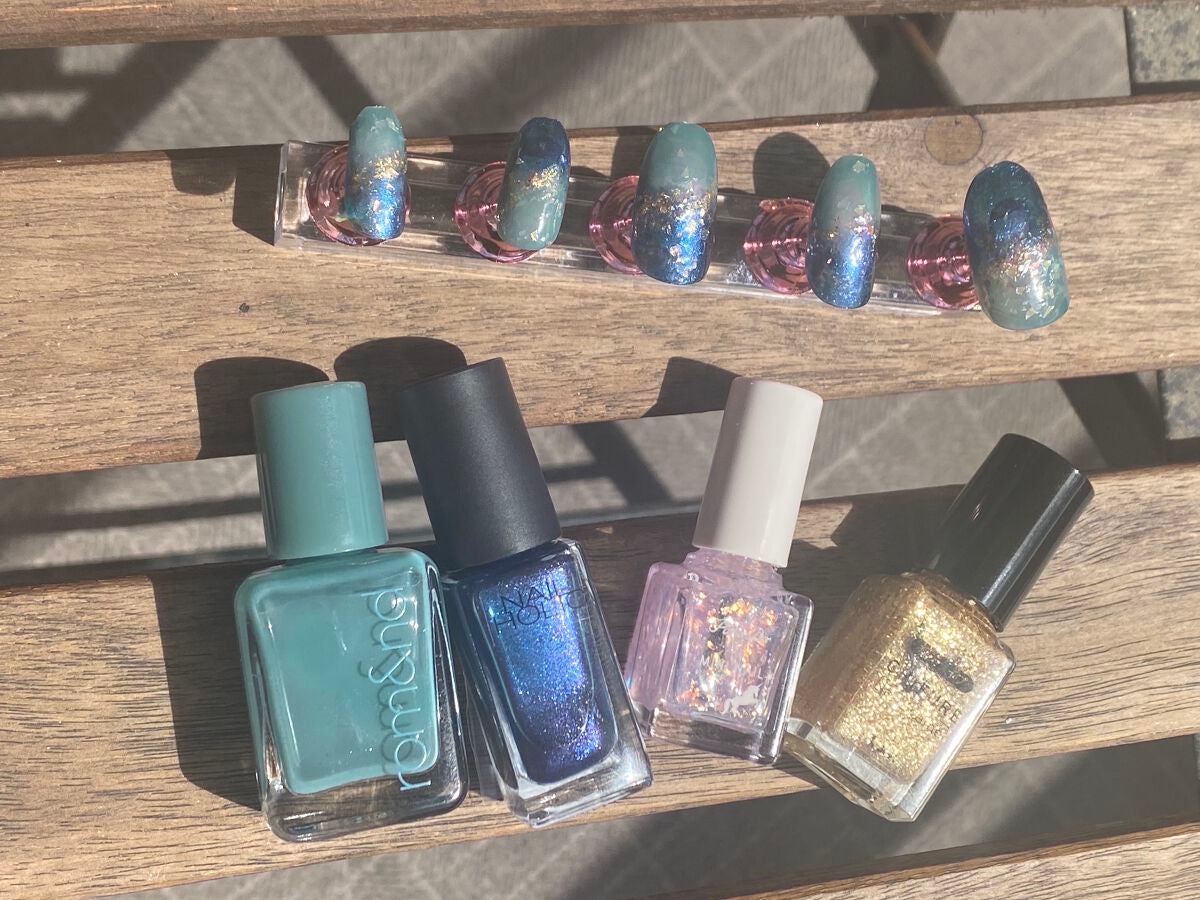 ネイル エナメル 細筆タイプ/ちふれ/マニキュアを使ったクチコミ(4枚目)