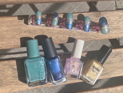 ネイル エナメル 細筆タイプ/ちふれ/マニキュアを使ったクチコミ(4枚目)