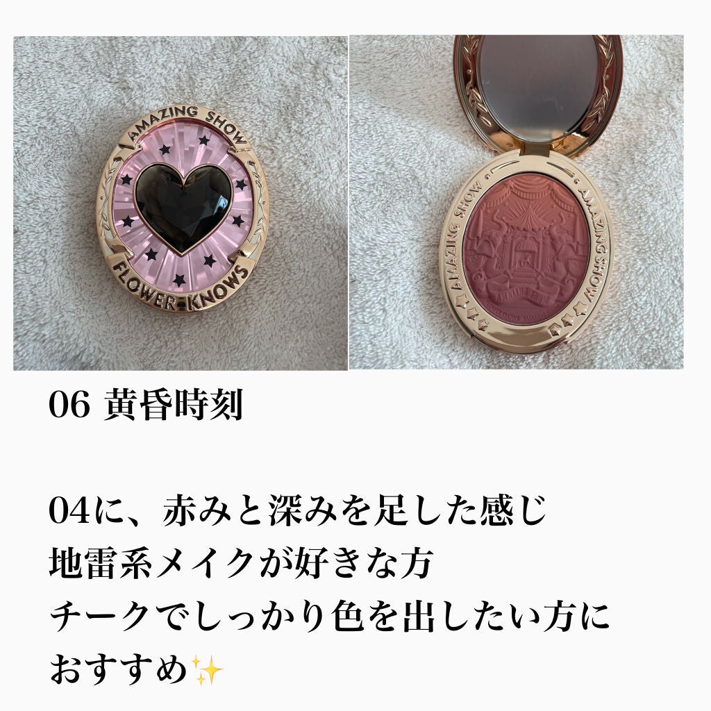 サーカスシリーズ グラデーションブラッシュ /FlowerKnows/パウダーチークを使ったクチコミ(8枚目)