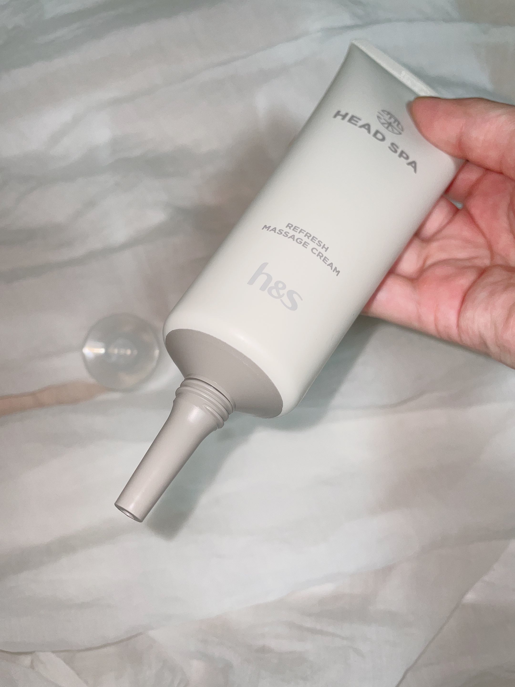 リフレッシュ マッサージクリーム/h&s/洗い流すヘアトリートメントを使ったクチコミ（2枚目）