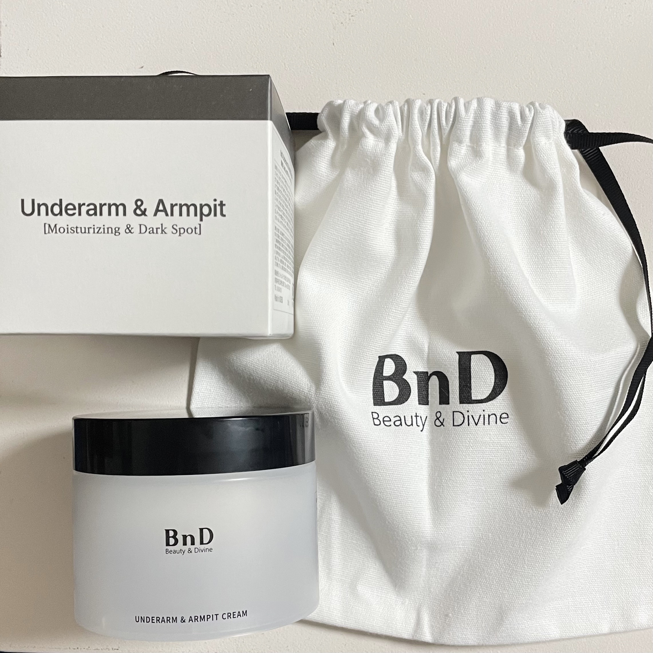 BnDアンダーアームクリーム(ボディクリーム)/BnD/デリケートゾーンケアを使ったクチコミ（1枚目）