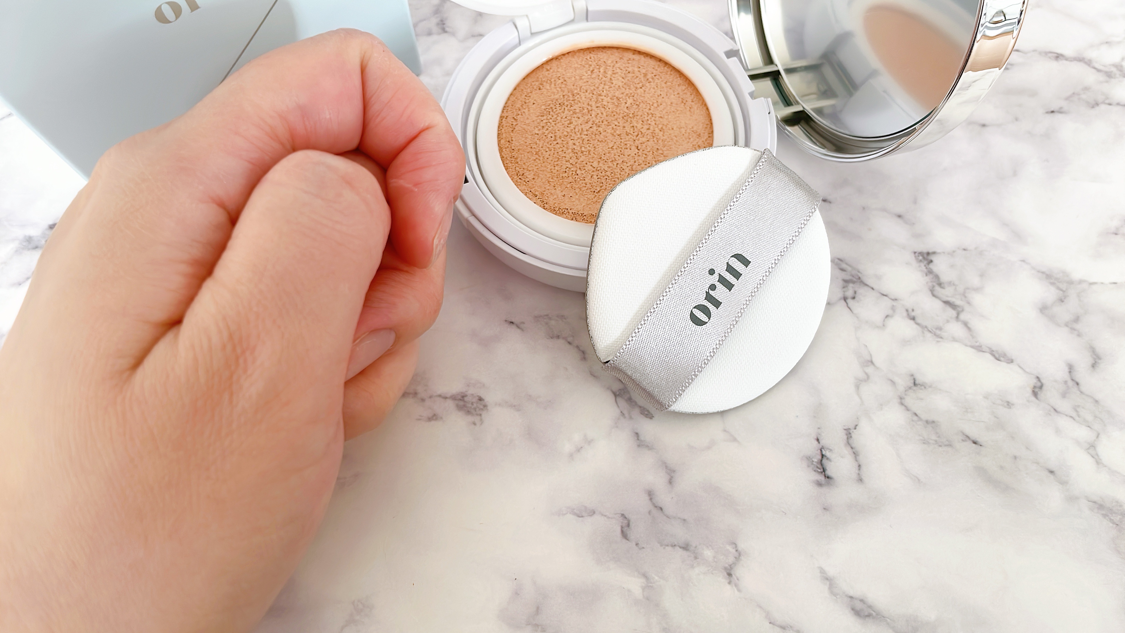 Glow High Cover Cushion/orin/クッションファンデーションを使ったクチコミ（3枚目）