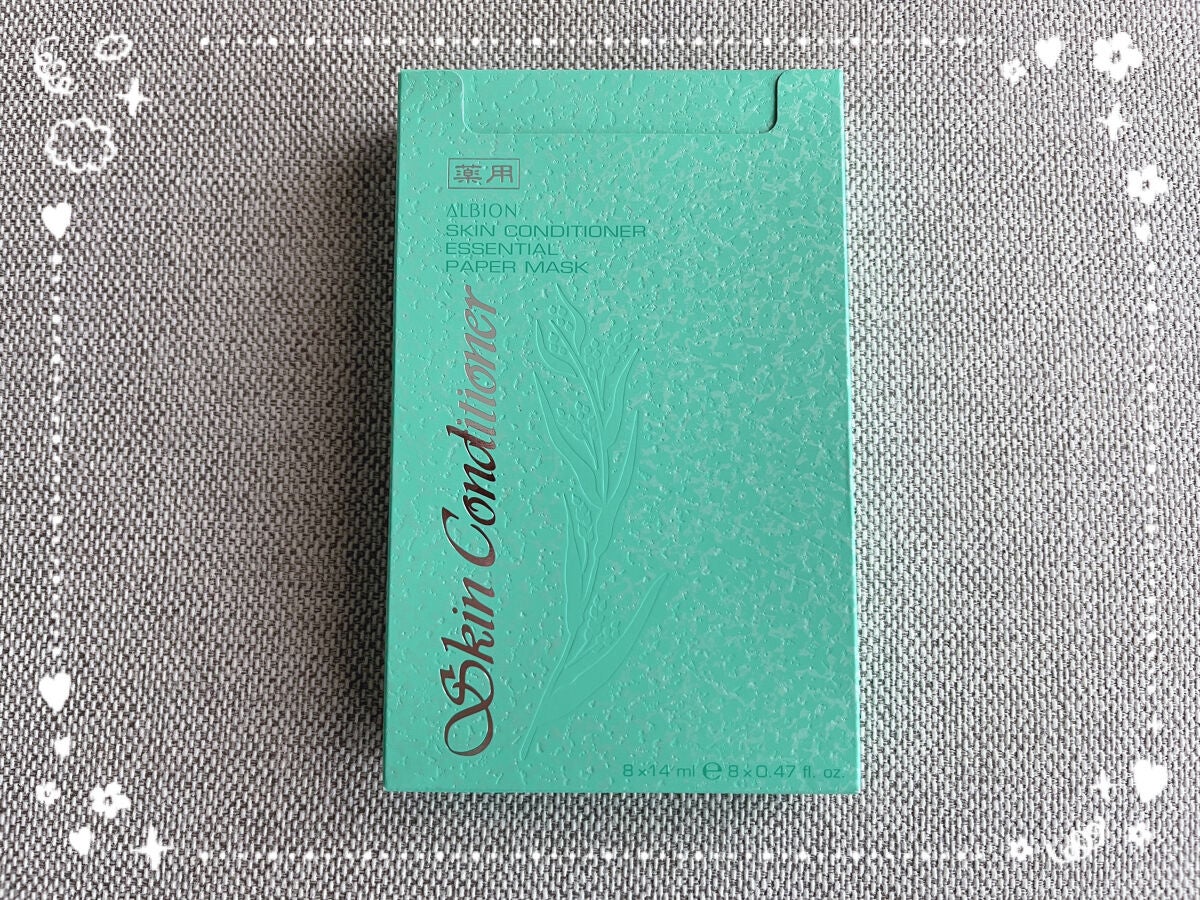 薬用スキンコンディショナーエッセンシャル ペーパーマスク N/ALBION/シートマスク・パックを使ったクチコミ(1枚目)