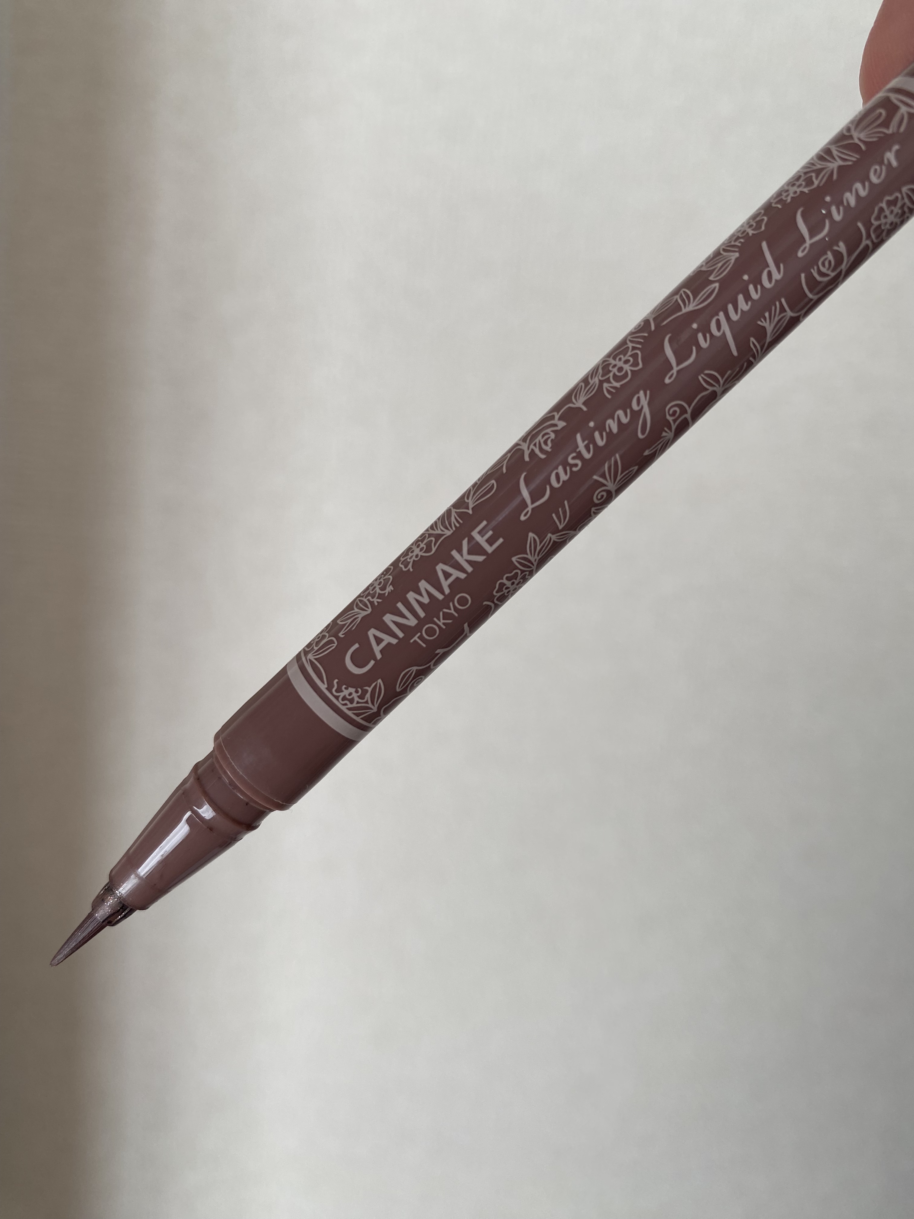 ラスティングリキッドライナー 06 ローズグレージュ/キャンメイク/リキッドアイライナーを使ったクチコミ（2枚目）