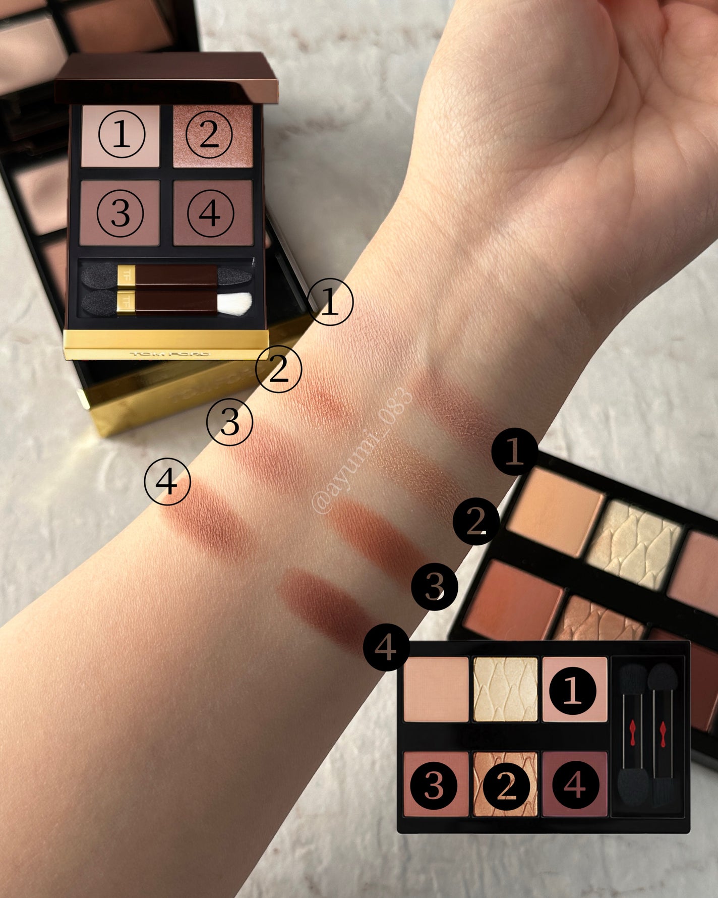 アイ カラー クォード/TOM FORD BEAUTY/アイシャドウパレットを使ったクチコミ(2枚目)