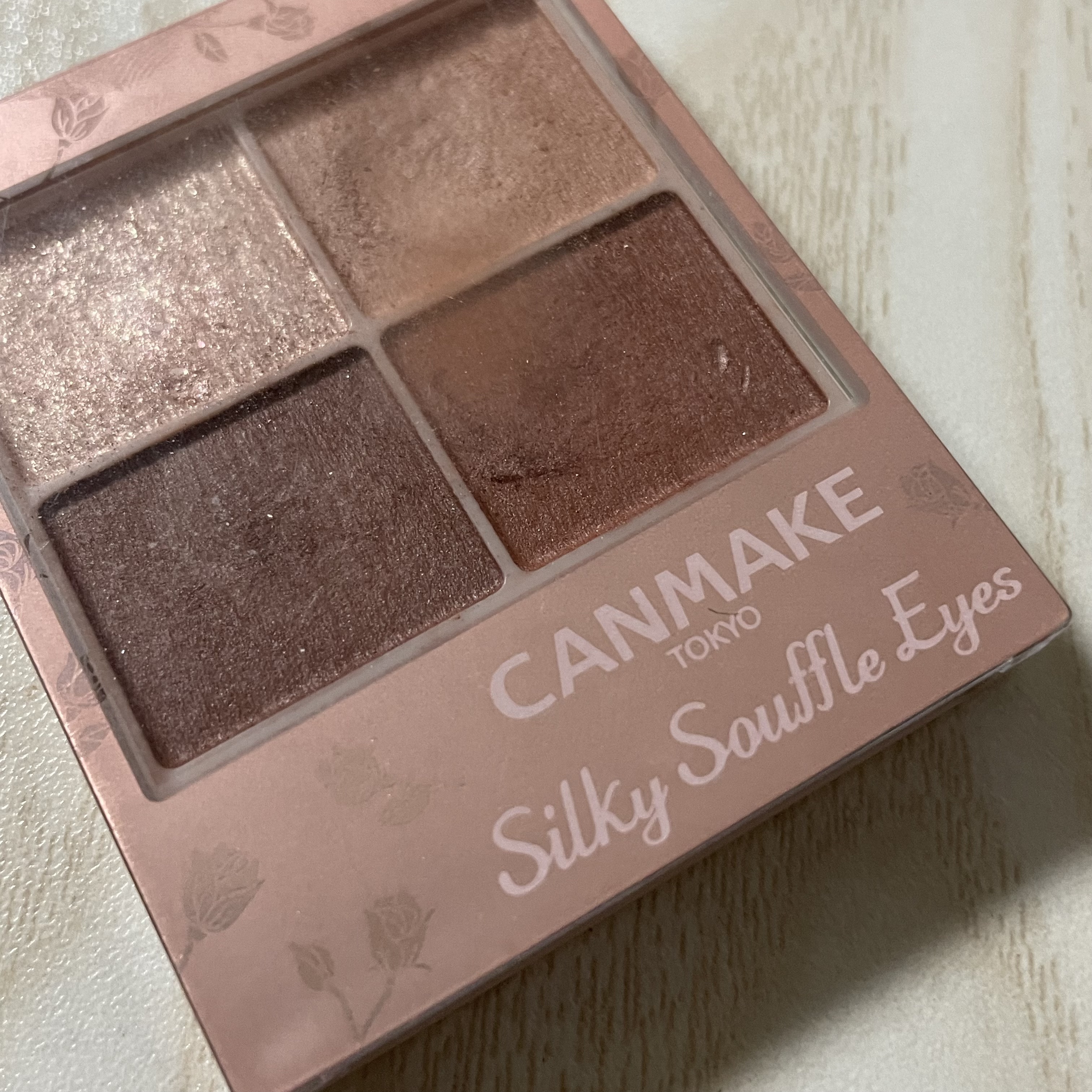 シルキースフレアイズ（マットタイプ） M05 マホガニーモカ/キャンメイク/アイシャドウパレットを使ったクチコミ（1枚目）
