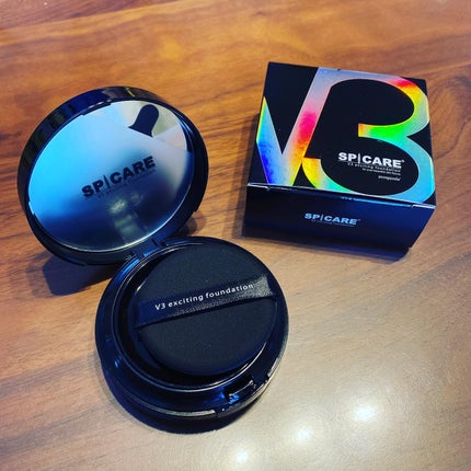 V3 エキサイティングファンデーション/SPICARE/クッションファンデーションを使ったクチコミ(3枚目)