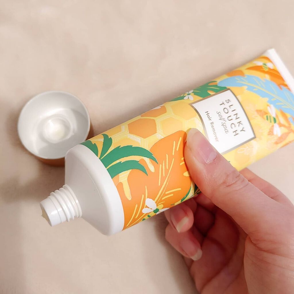 除毛クリーム ジャスミンハニー/スリンキータッチ セルフスパ/除毛クリームを使ったクチコミ（2枚目）