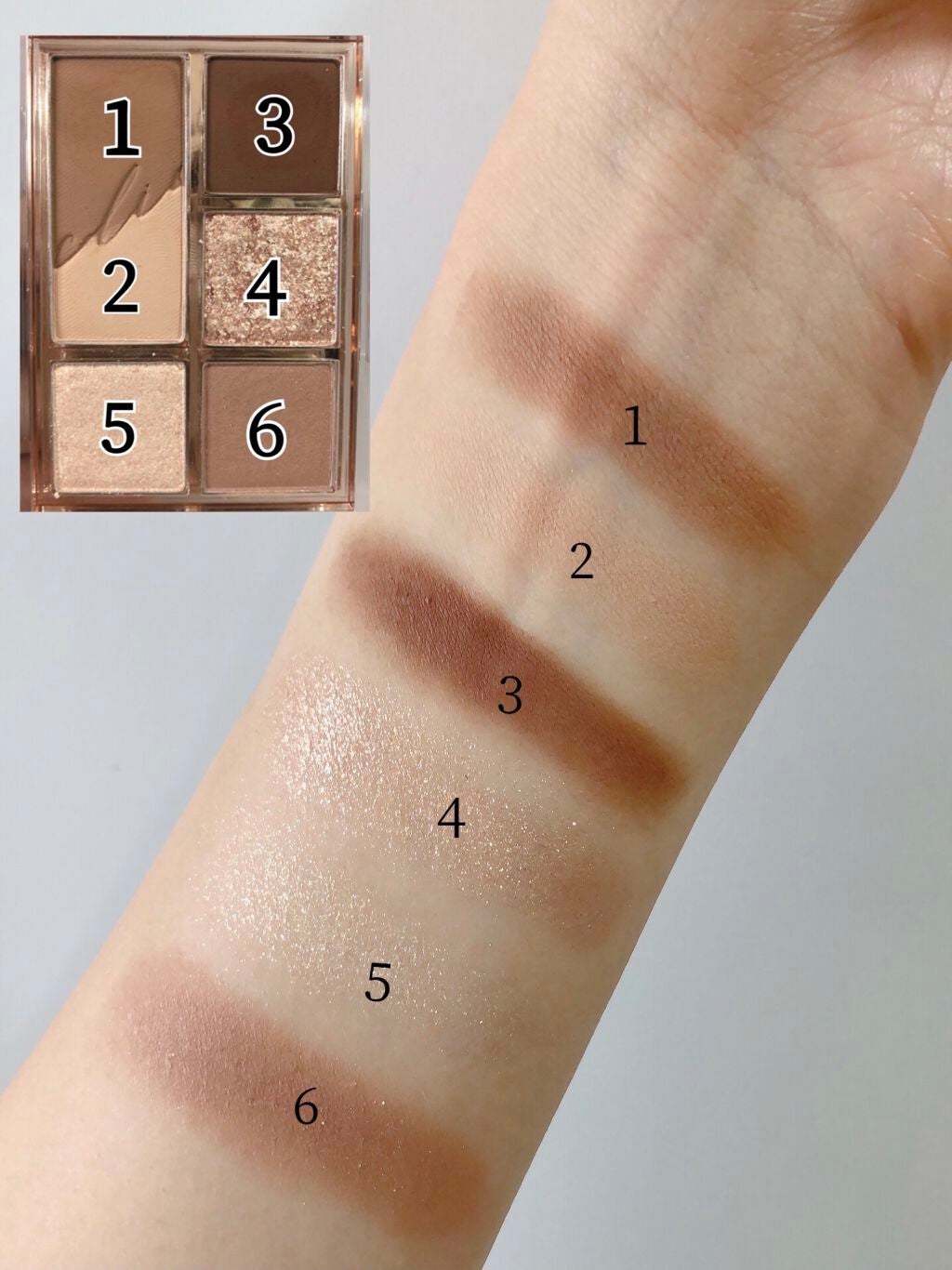 プロ アイパレット ミニ/CLIO/アイシャドウパレットを使ったクチコミ(2枚目)