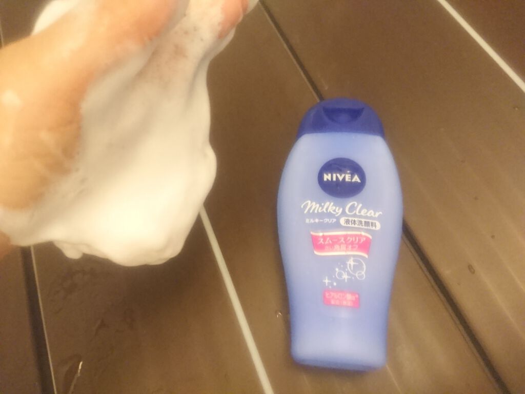 ニベア ミルキークリア洗顔料 スムースクリア/ニベア/洗顔フォームを使ったクチコミ(3枚目)