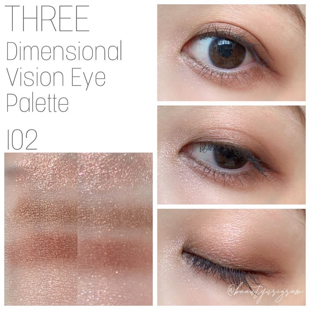 ディメンショナルビジョンアイパレット/THREE/アイシャドウパレットを使ったクチコミ(5枚目)