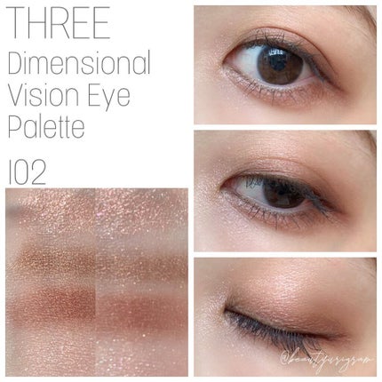 ディメンショナルビジョンアイパレット/THREE/アイシャドウパレットを使ったクチコミ(5枚目)