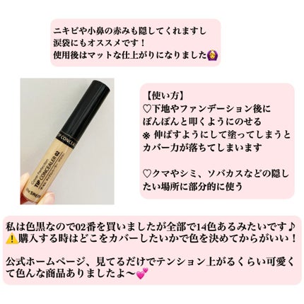 カバーパーフェクション チップコンシーラー/the SAEM/リキッドコンシーラーを使ったクチコミ(2枚目)