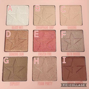 Jeffree Star Cosmetics MINI ORGY EYESHADOW PALETTEのクチコミ「皆さんこんにちは🐰💗🐰



最近の購入品の紹介です✨
スウォッチもしてくよ☺️






.....」（2枚目）