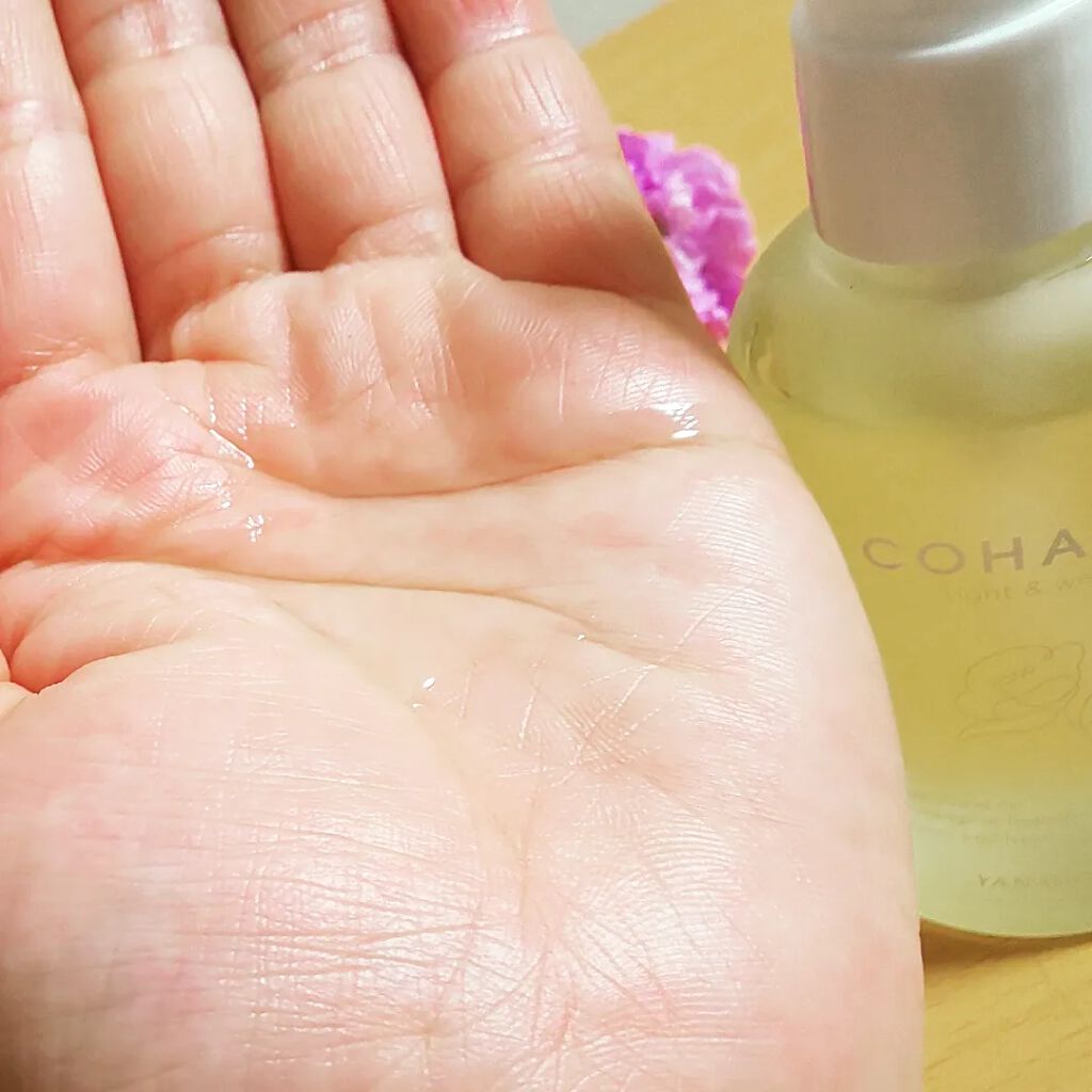 スタイリングオイル<タイト&ウェット>/COHARU/ヘアオイルを使ったクチコミ(2枚目)