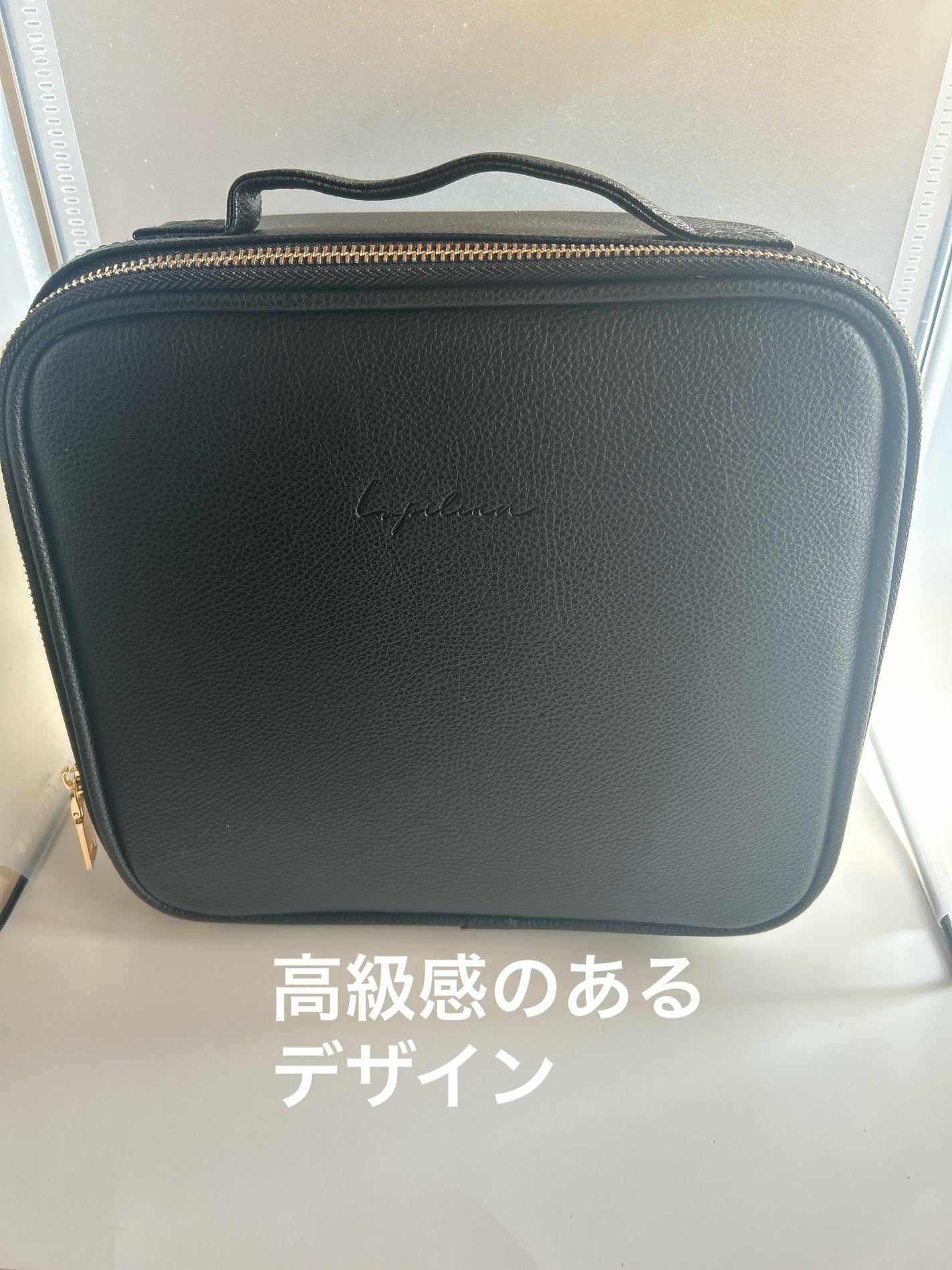 鏡付きコスメボックス/ルピリーナ/化粧ポーチを使ったクチコミ(2枚目)