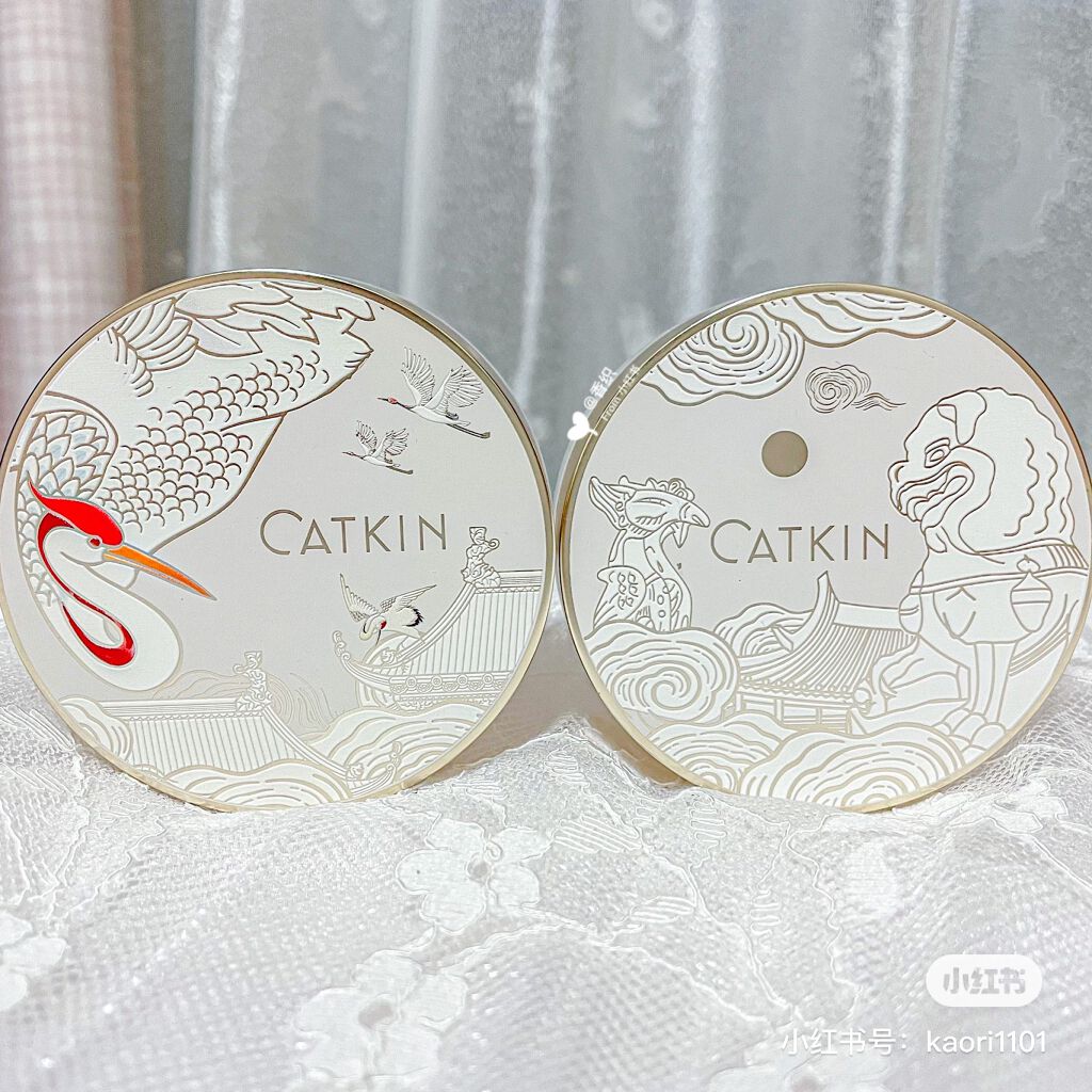 浮生若夢シリーズ フロストルースパウダー/CATKIN/ルースパウダーを使ったクチコミ（2枚目）