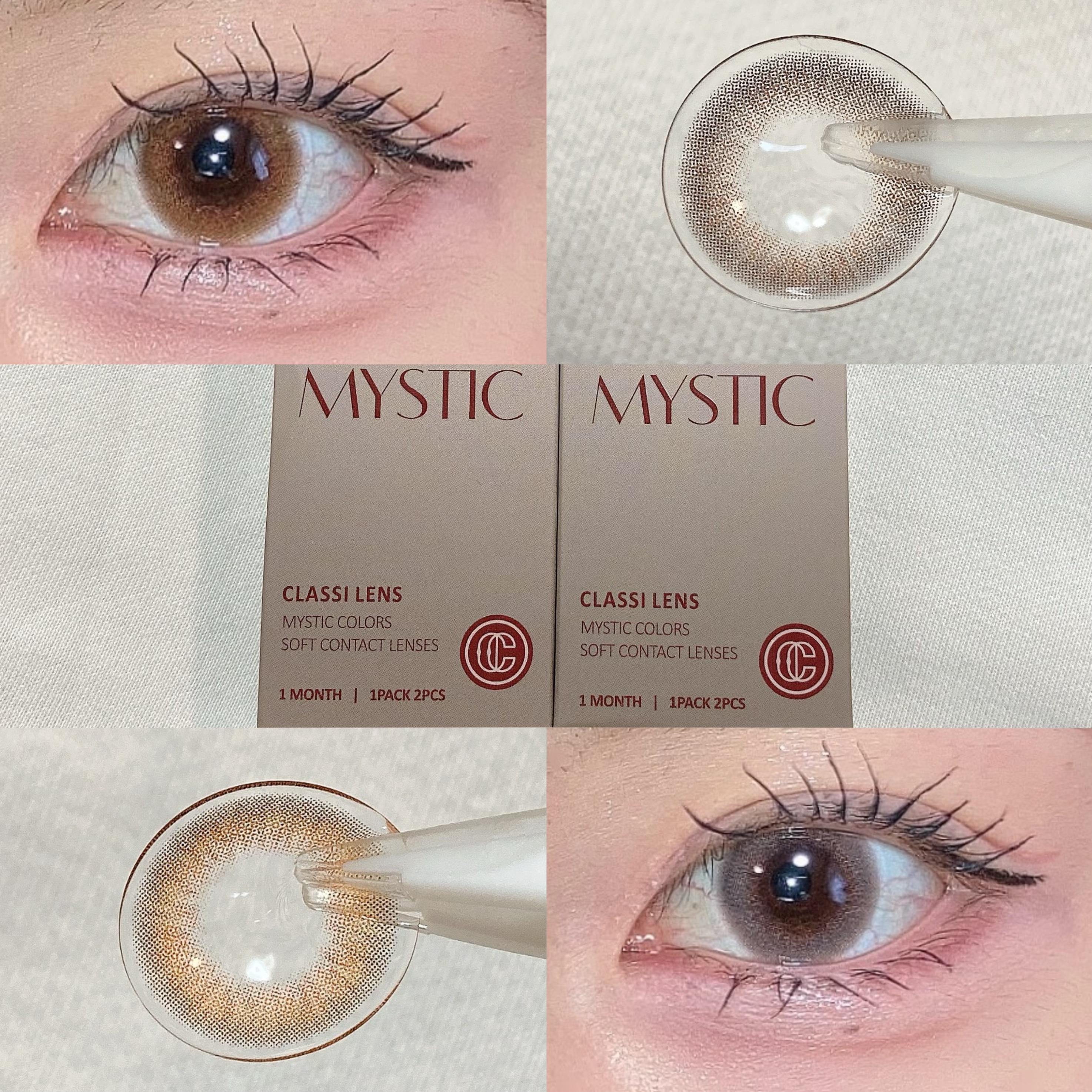 MYSTIC/CLASSI LENS/１ヶ月（１MONTH）カラコンを使ったクチコミ（1枚目）