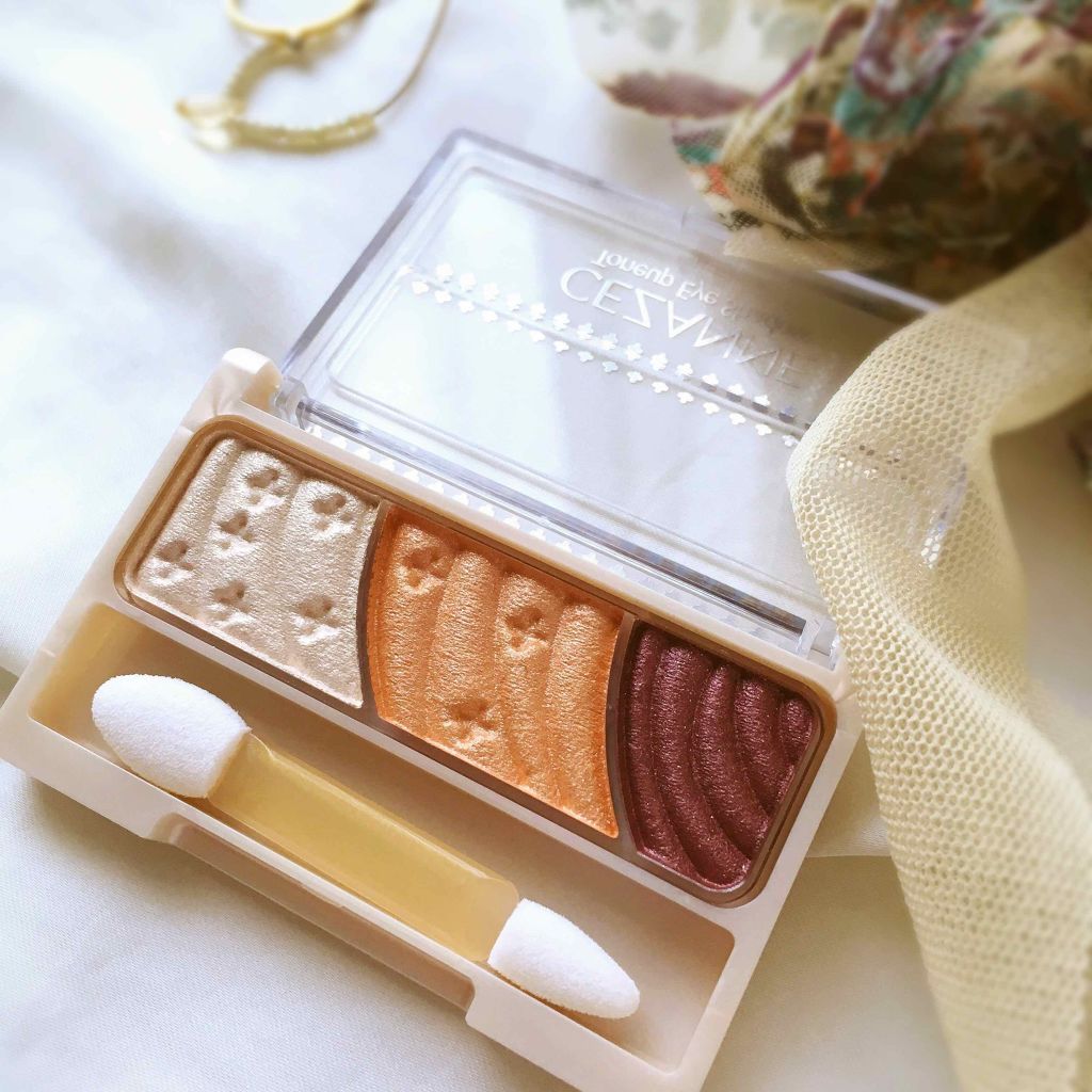 トーンアップアイシャドウ/CEZANNE/アイシャドウパレットを使ったクチコミ(2枚目)