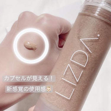 LIZDA ゼロフィットカバーカプセルファンデーションのクチコミ「LIZDA の ゼロフィットカバーカプセルファンデーション 🤎

水分密着カプセルファンデとい.....」（2枚目）