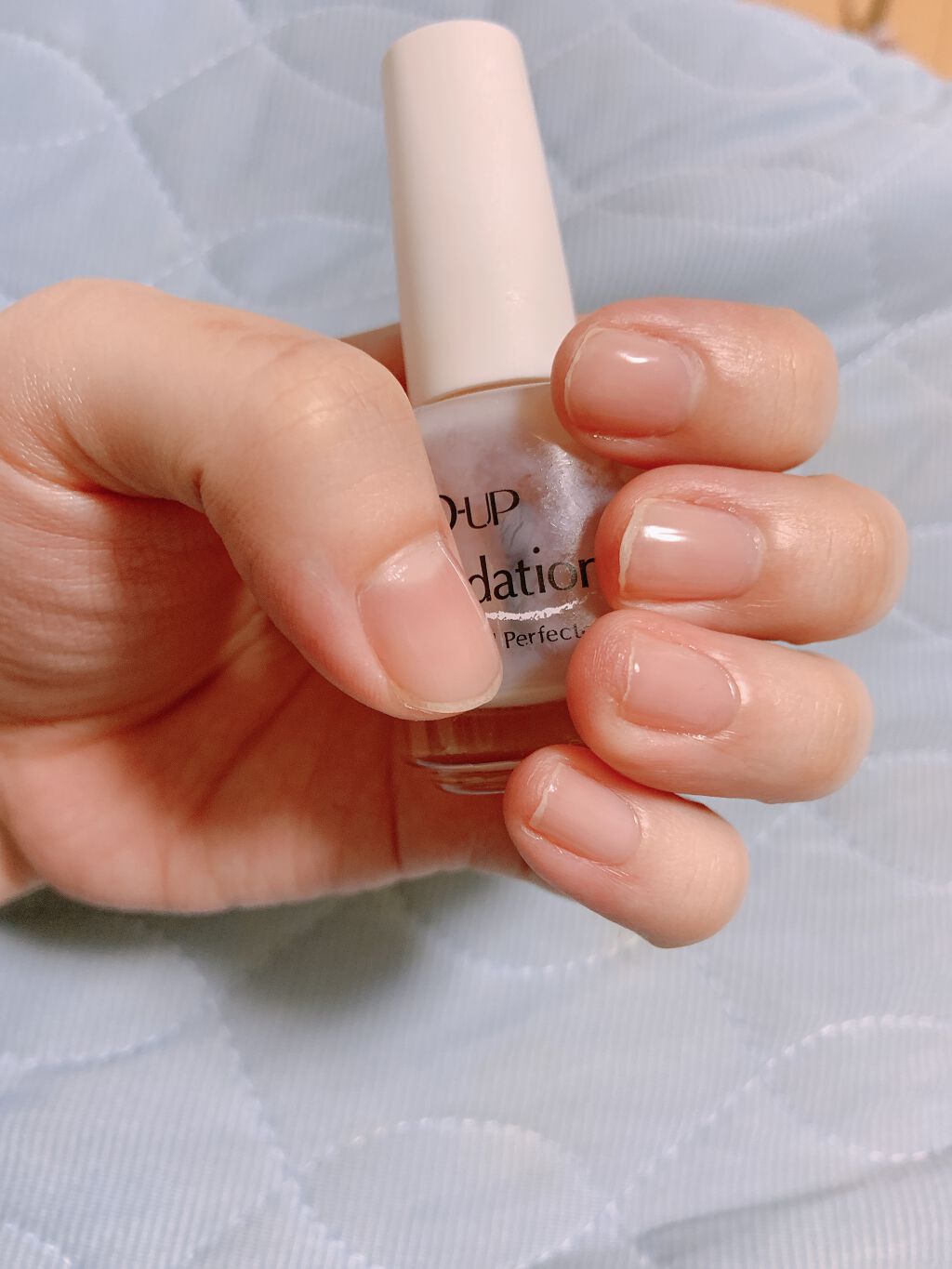 ディーアップファンデーション/D-UP/ネイルベースコートを使ったクチコミ(2枚目)