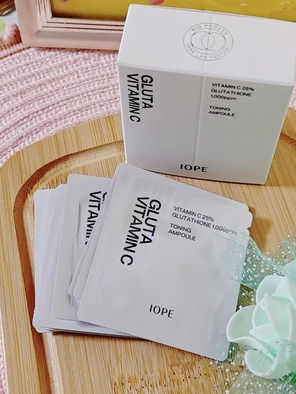 グルタ ビタミンC トーニング アンプル/IOPE/美容液を使ったクチコミ(1枚目)