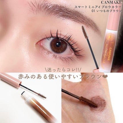 スマートミニアイブロウカラー/キャンメイク/眉マスカラを使ったクチコミ(6枚目)
