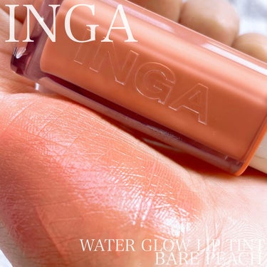 Water Glow Lip Tint/INGA/口紅を使ったクチコミ（4枚目）