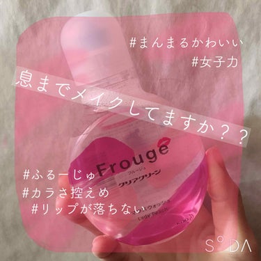 Frouge（フルージュ）/Frouge/マウスウォッシュ・スプレーを使ったクチコミ（1枚目）