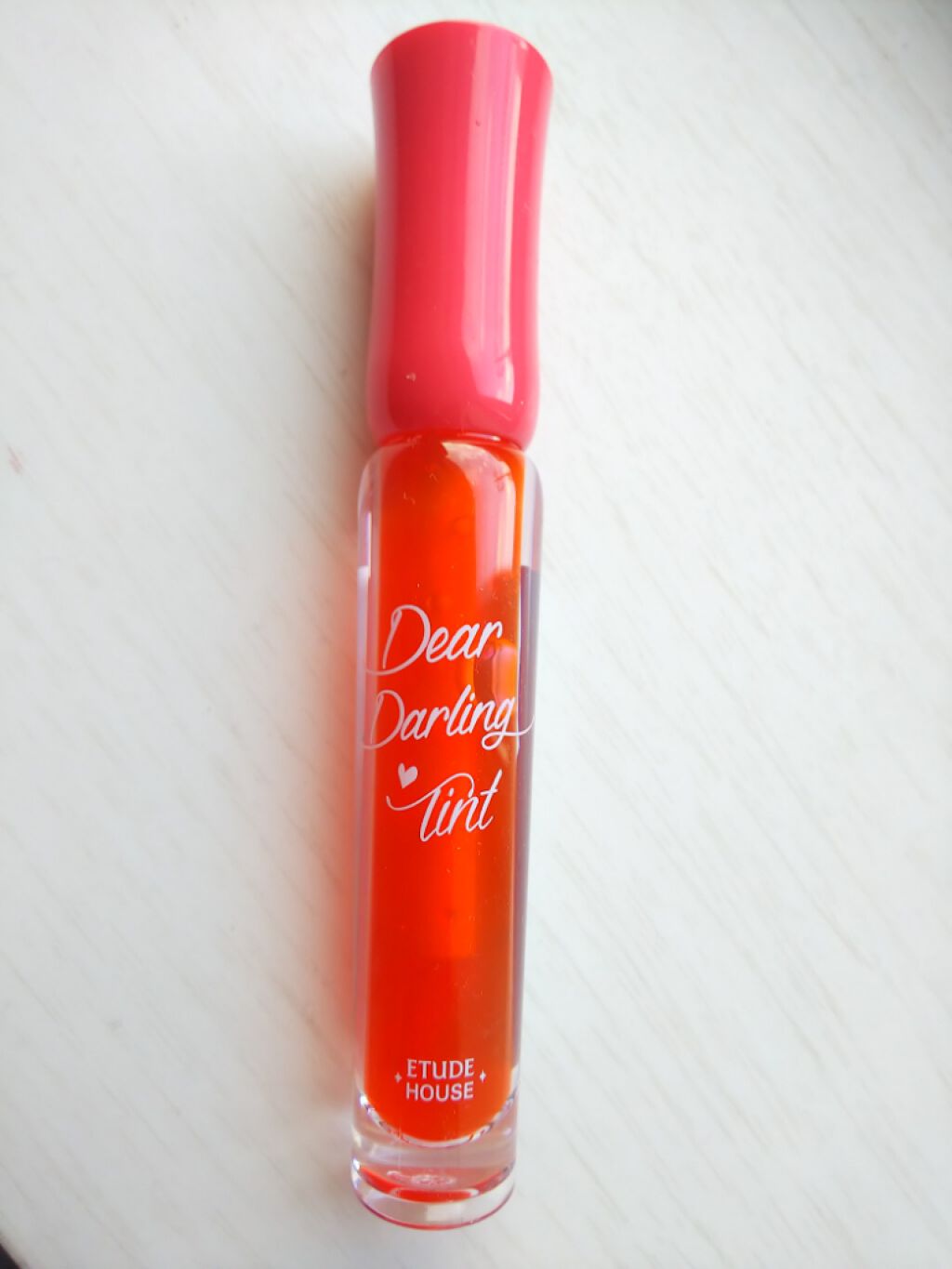 ディアダーリン ウォータージェルティント OR201(キンカン)/ETUDE/リップティントを使ったクチコミ（1枚目）