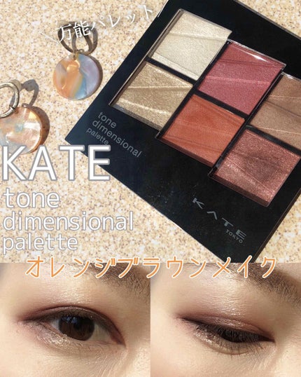 トーンディメンショナルパレット/KATE/メイクアップキットを使ったクチコミ(1枚目)