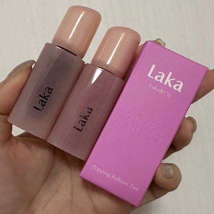 ポッピングバルーンティント/Laka/リップティントを使ったクチコミ(4枚目)