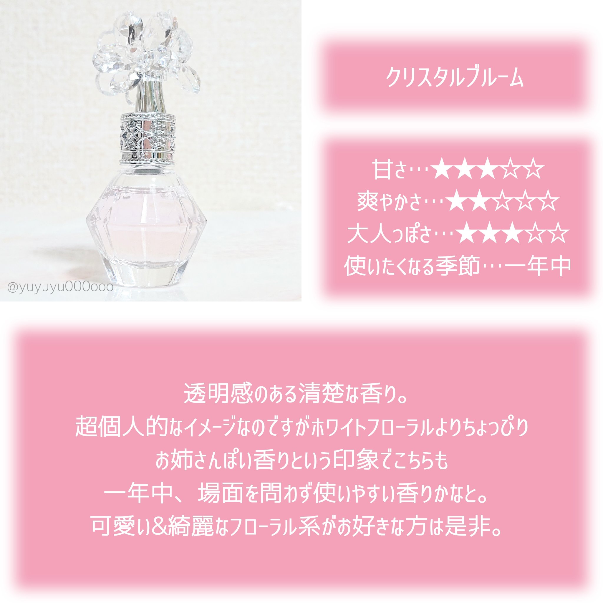 JILL STUARTの香水(レディース)を徹底比較】ヴァニラ ラスト オード