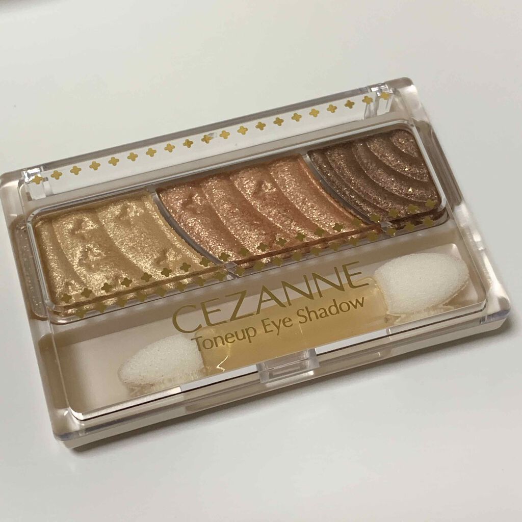 トーンアップアイシャドウ/CEZANNE/アイシャドウパレットを使ったクチコミ(1枚目)