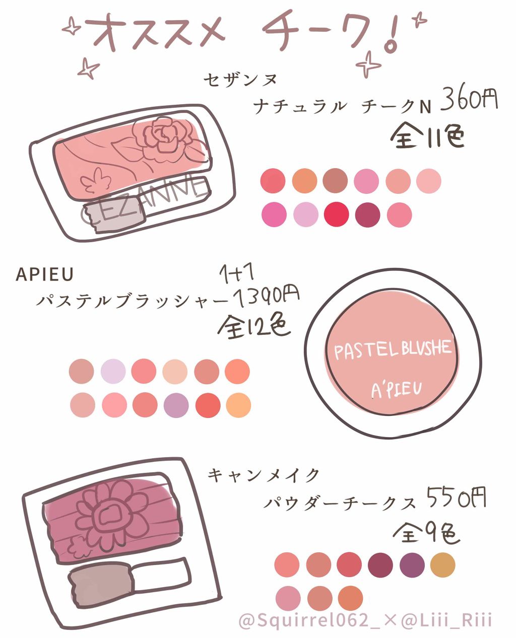 【旧品】パウダーチークス/キャンメイク/パウダーチークを使ったクチコミ(4枚目)