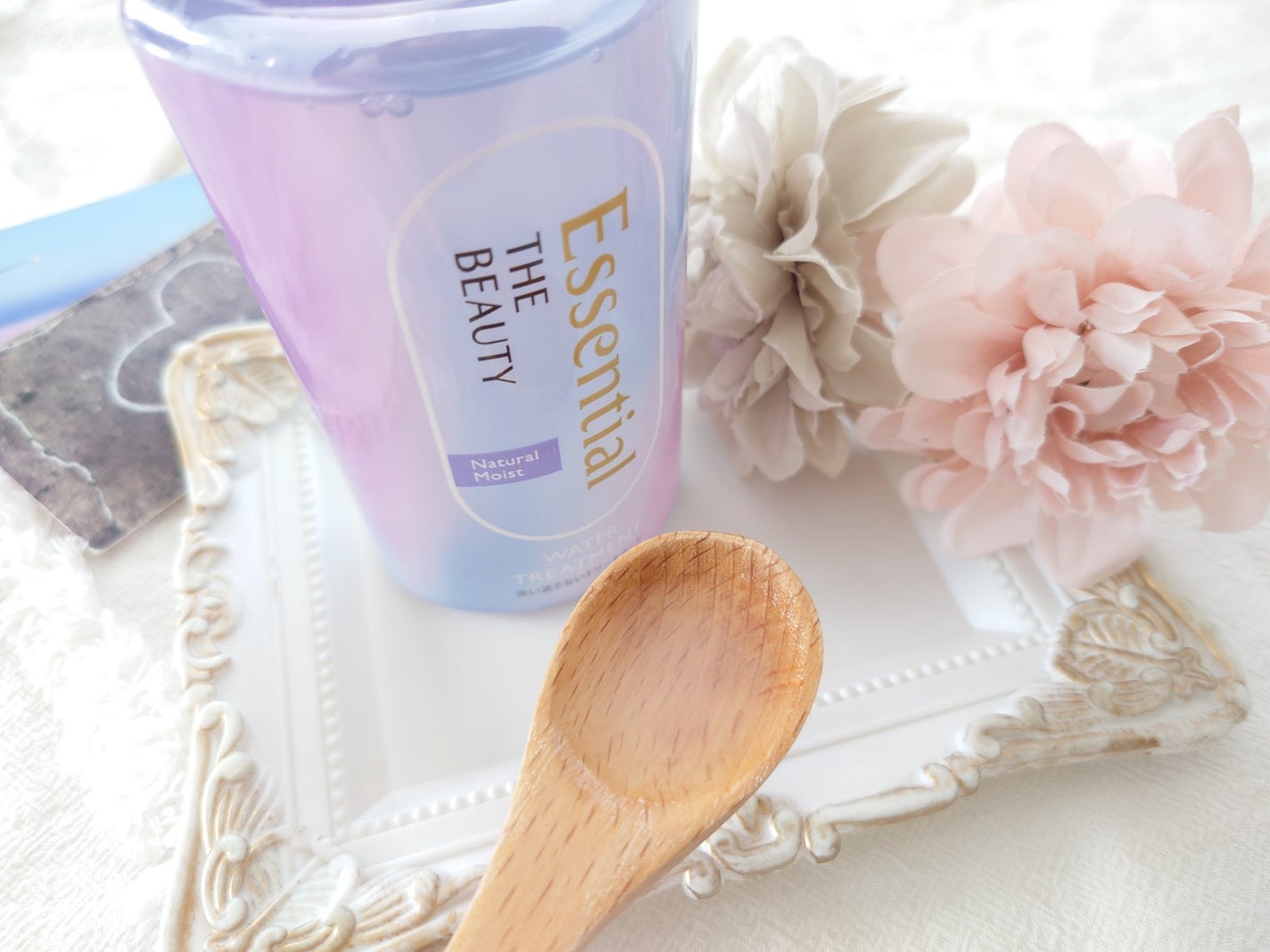 エッセンシャル プレミアム ウォータートリートメント ナチュラルモイスト/エッセンシャル/アウトバストリートメントを使ったクチコミ(3枚目)