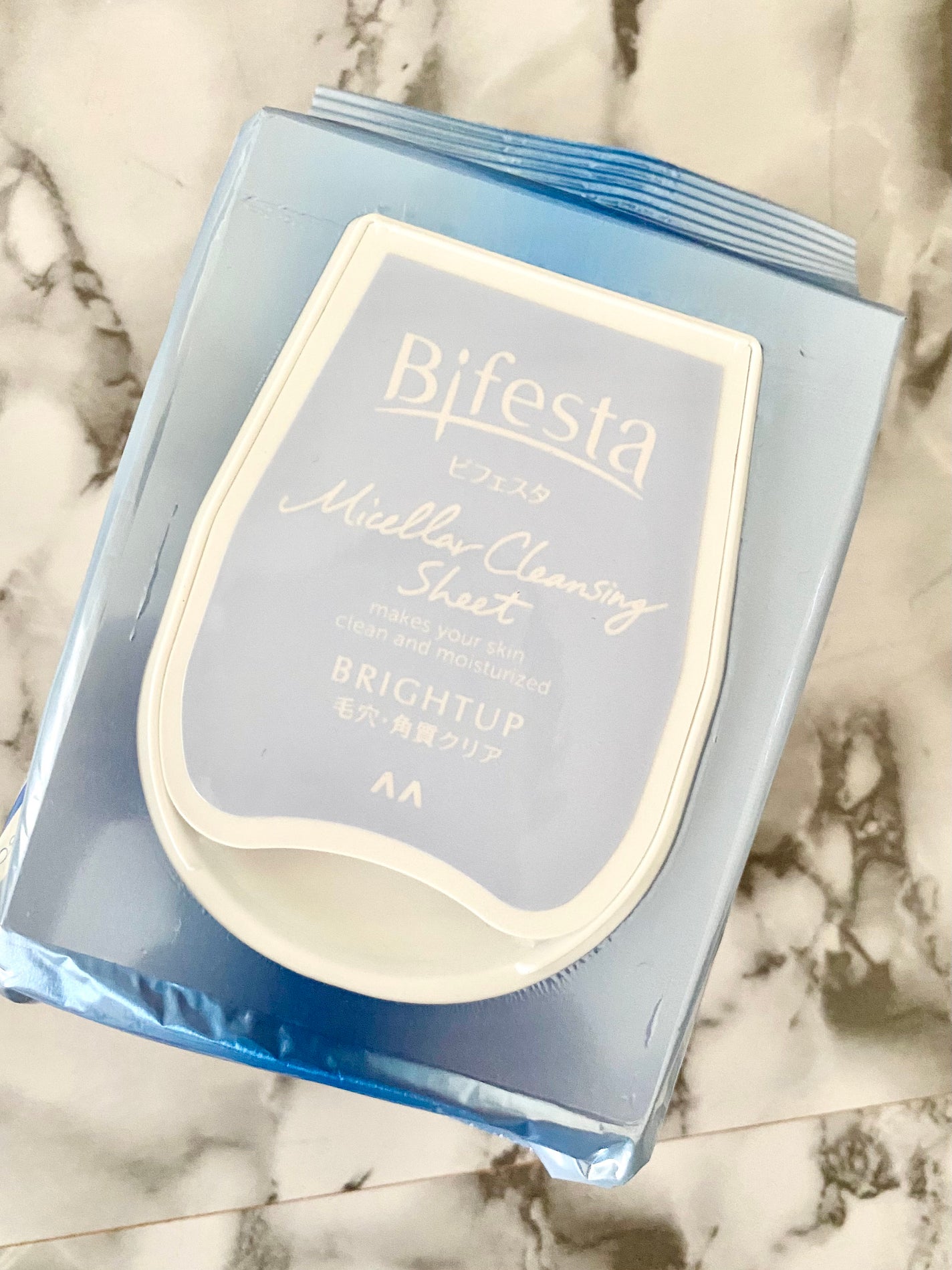 ミセラークレンジングシート ブライトアップ/ビフェスタ/クレンジングシートを使ったクチコミ(2枚目)