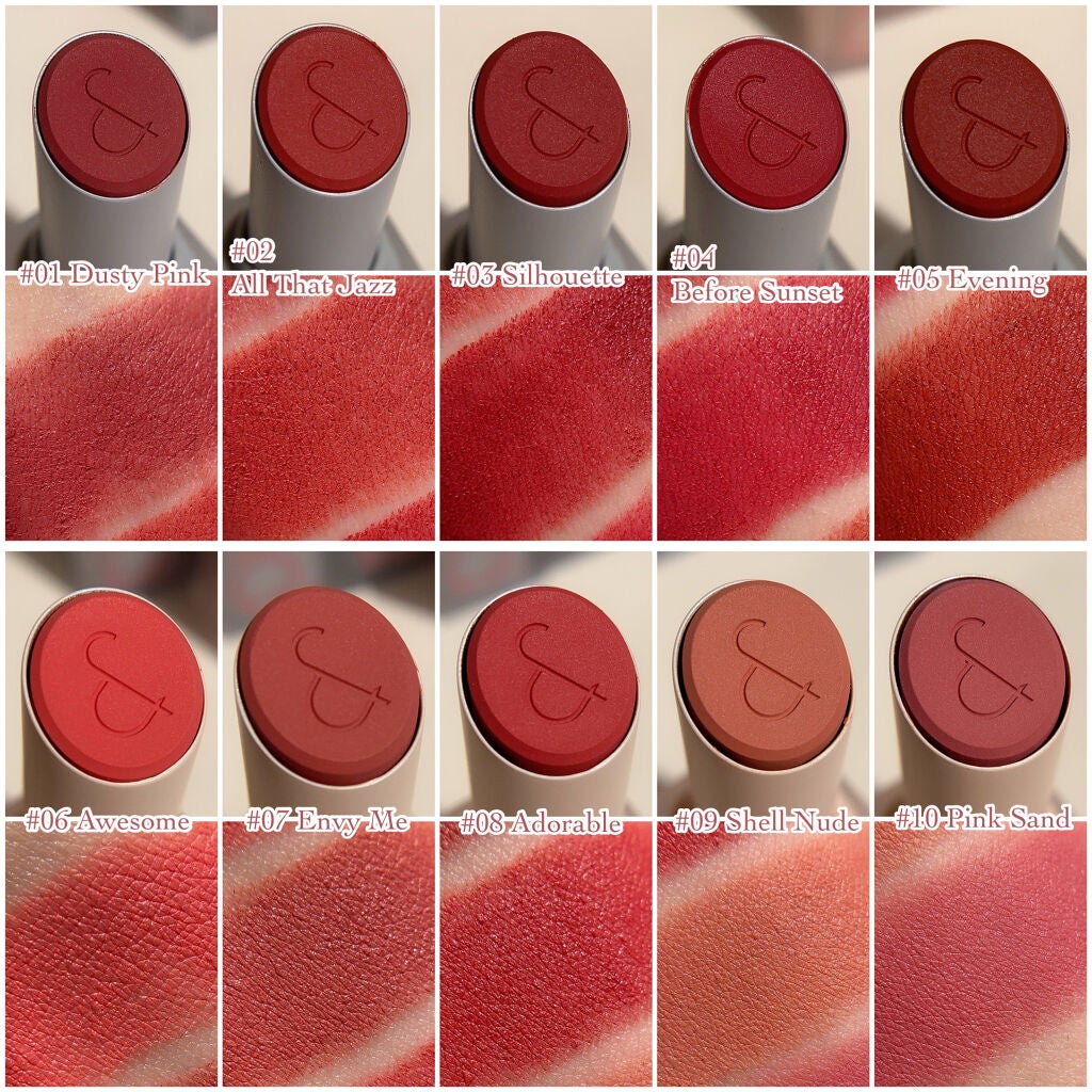 ゼロマットリップスティック/rom&nd/口紅を使ったクチコミ(4枚目)