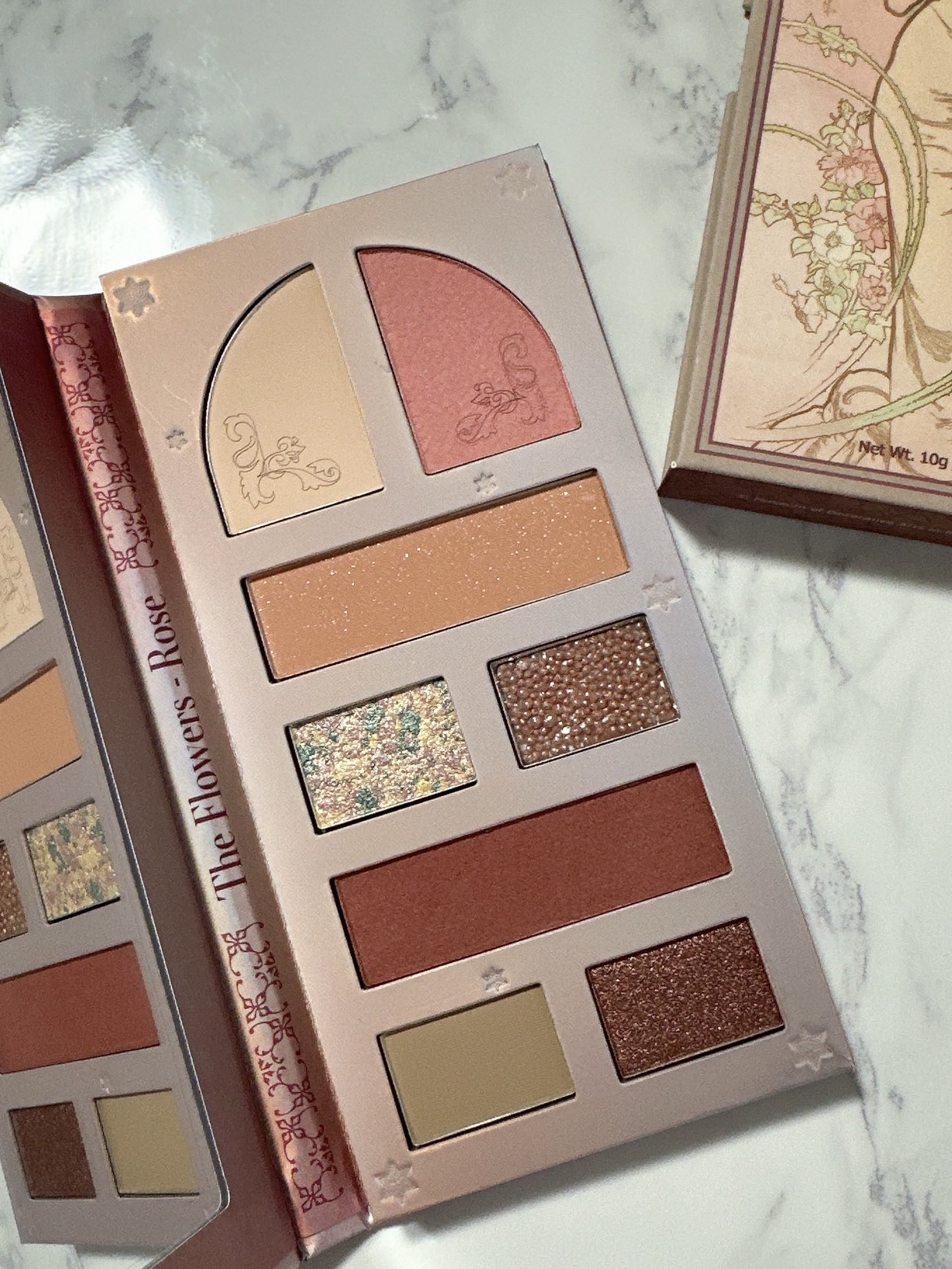 レディフラワーパレット 03 ローズ/MilleFée/マルチパレットを使ったクチコミ（1枚目）