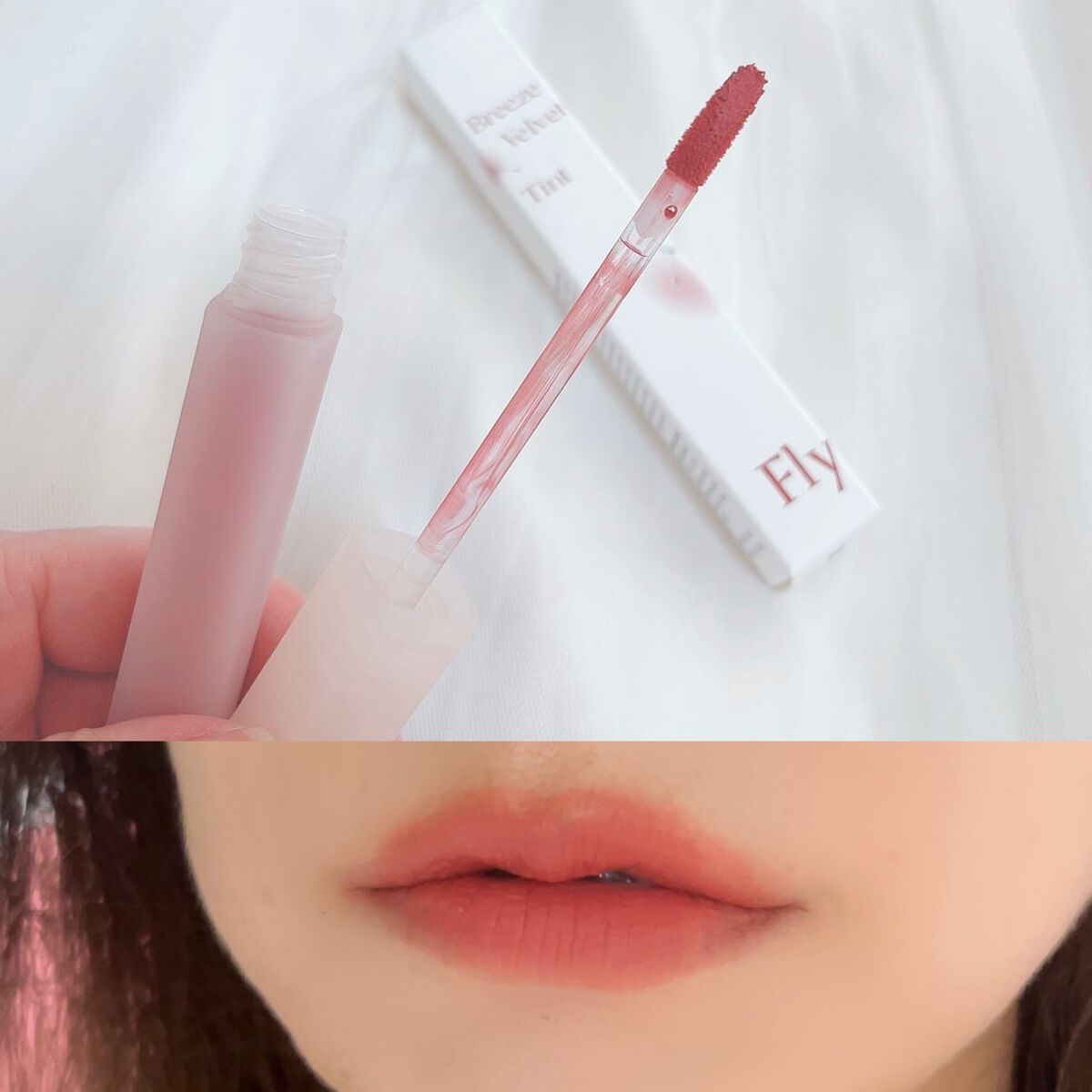 ブリーズベルベットティント 01 レッドウッド/Flynn/リップティントを使ったクチコミ（2枚目）