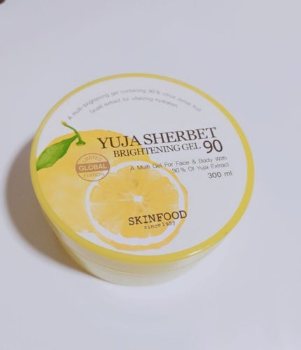 ゆず シャーベット ブライトニングジェル 90/SKINFOOD/ボディローションを使ったクチコミ(1枚目)