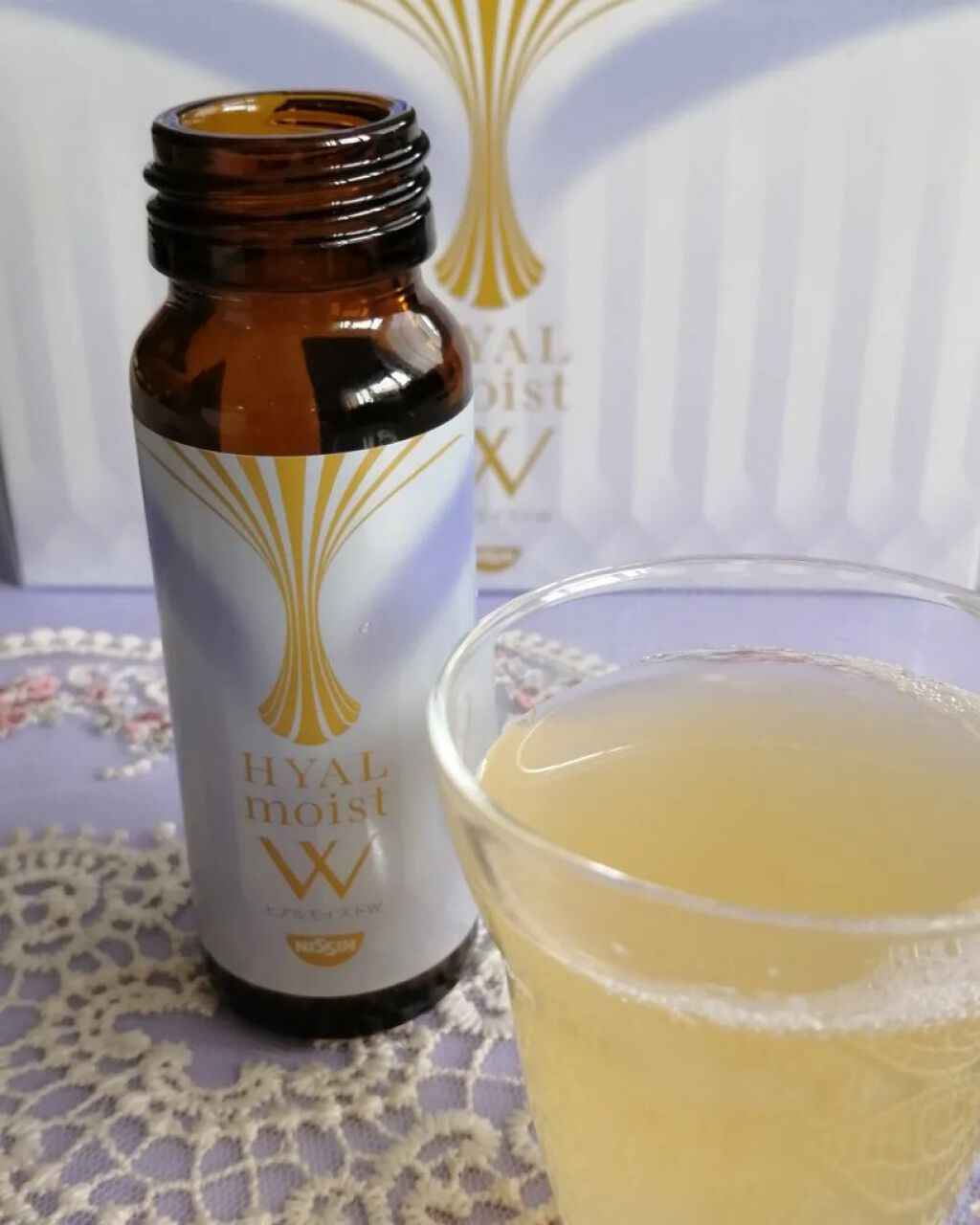 ヒアルモイスト W/日清食品/美容ドリンクを使ったクチコミ（2枚目）